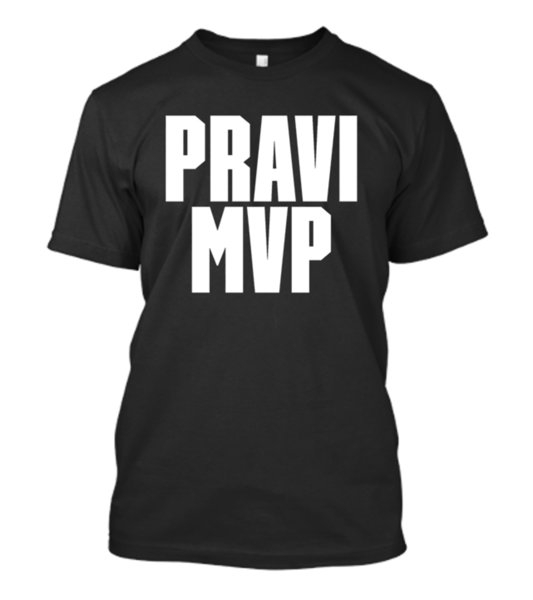 PRAVI MVP Bold Sports Enthusiast T-Shirt