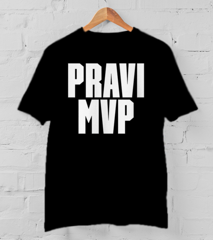 PRAVI MVP Bold Sports Enthusiast T-Shirt