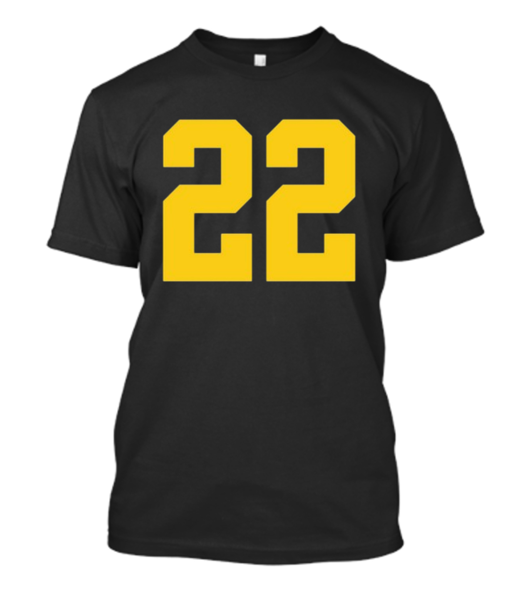 Iowa Her 22 Number Yellow T-Shirt