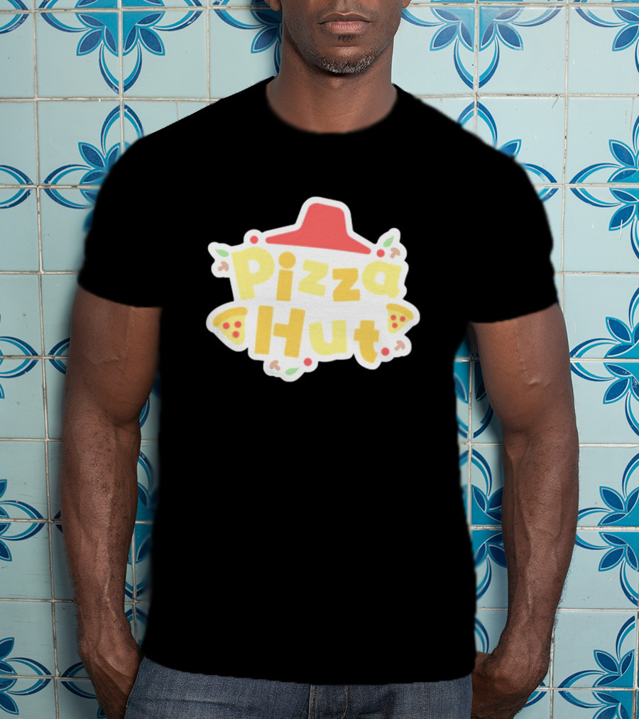 Pizza Hut Vtuber Style Playful T-Shirt