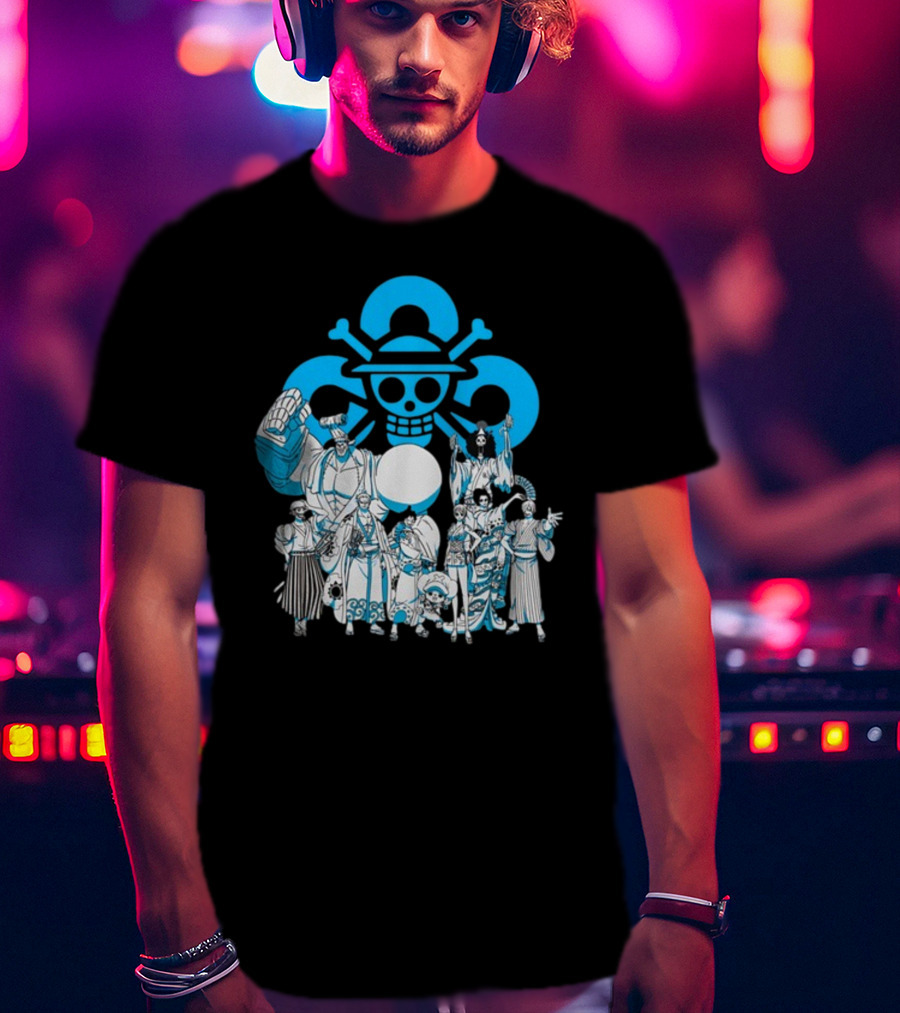 Cloud9 X One Piece Crew Straw Hat Pirates Exclusive Collaboration T-Shirt
