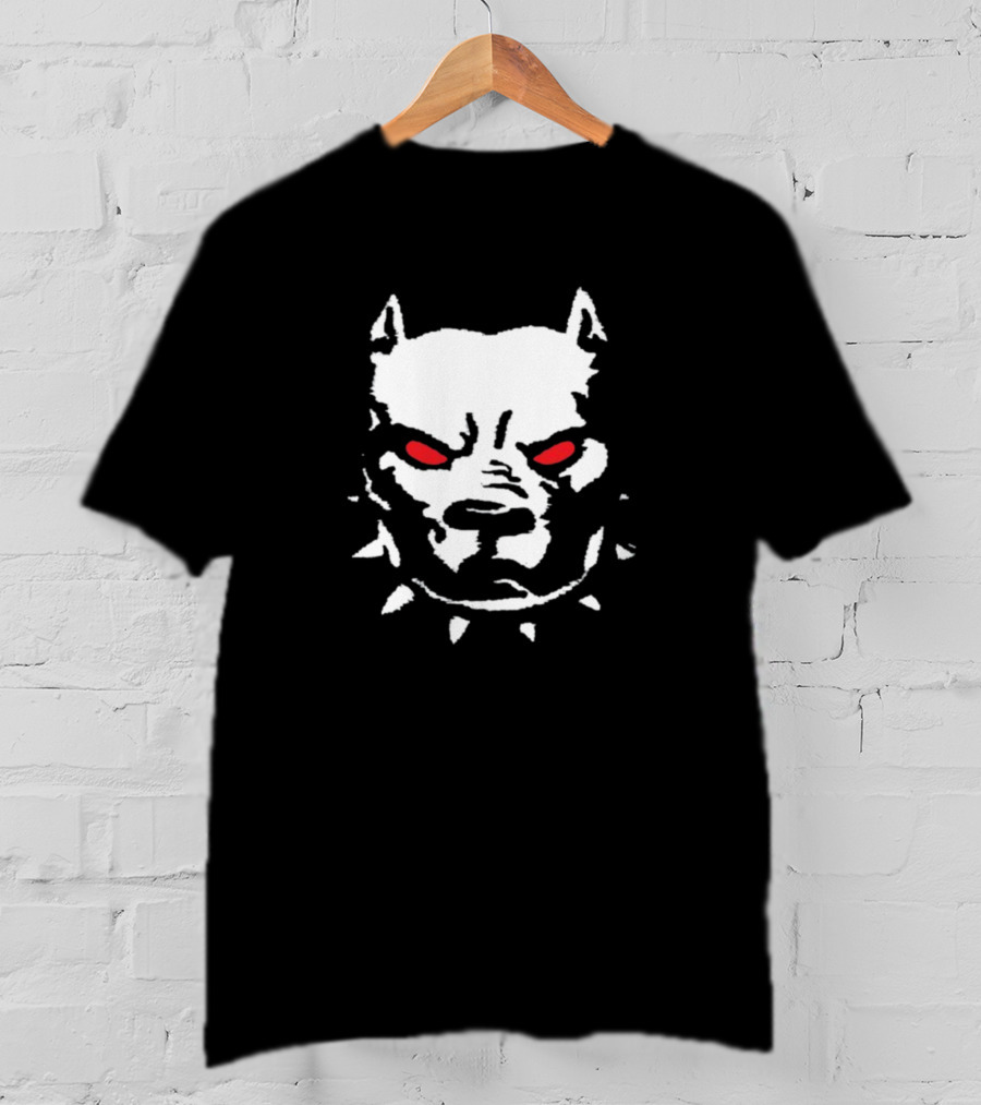 Kayzo Dog Spiked Collar Red Eyes T-Shirt