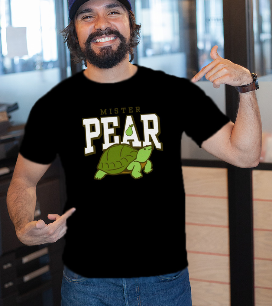 Mister Pear Turtle Varsity T-Shirt