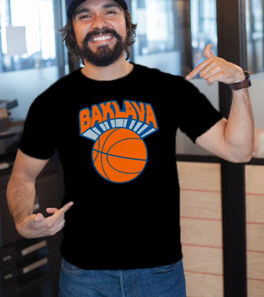 Bambambaklava Baklava Basketball Knicks T-Shirt