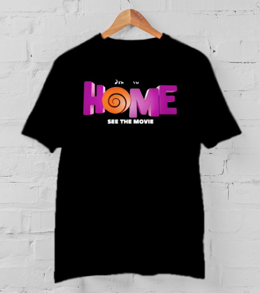 DreamWorks Home See The Movie Logo With Spiral T-Shirt