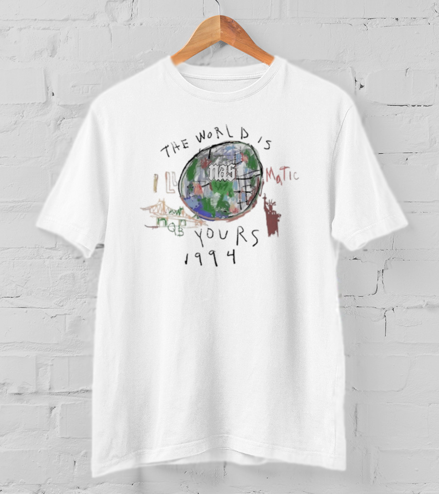The World Is Yours Nas Illmatic 1994 T-Shirt