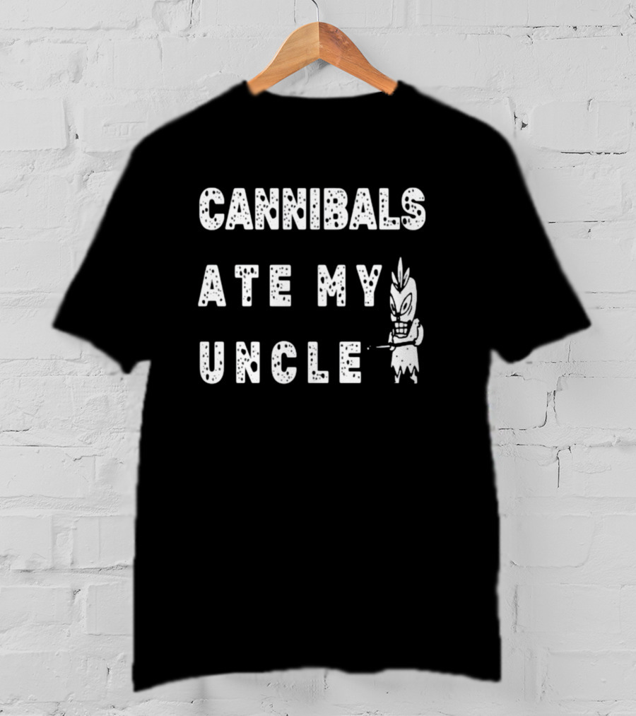 CANNIBALS ATE MY UNCLE Creepy Masked Character T-Shirt