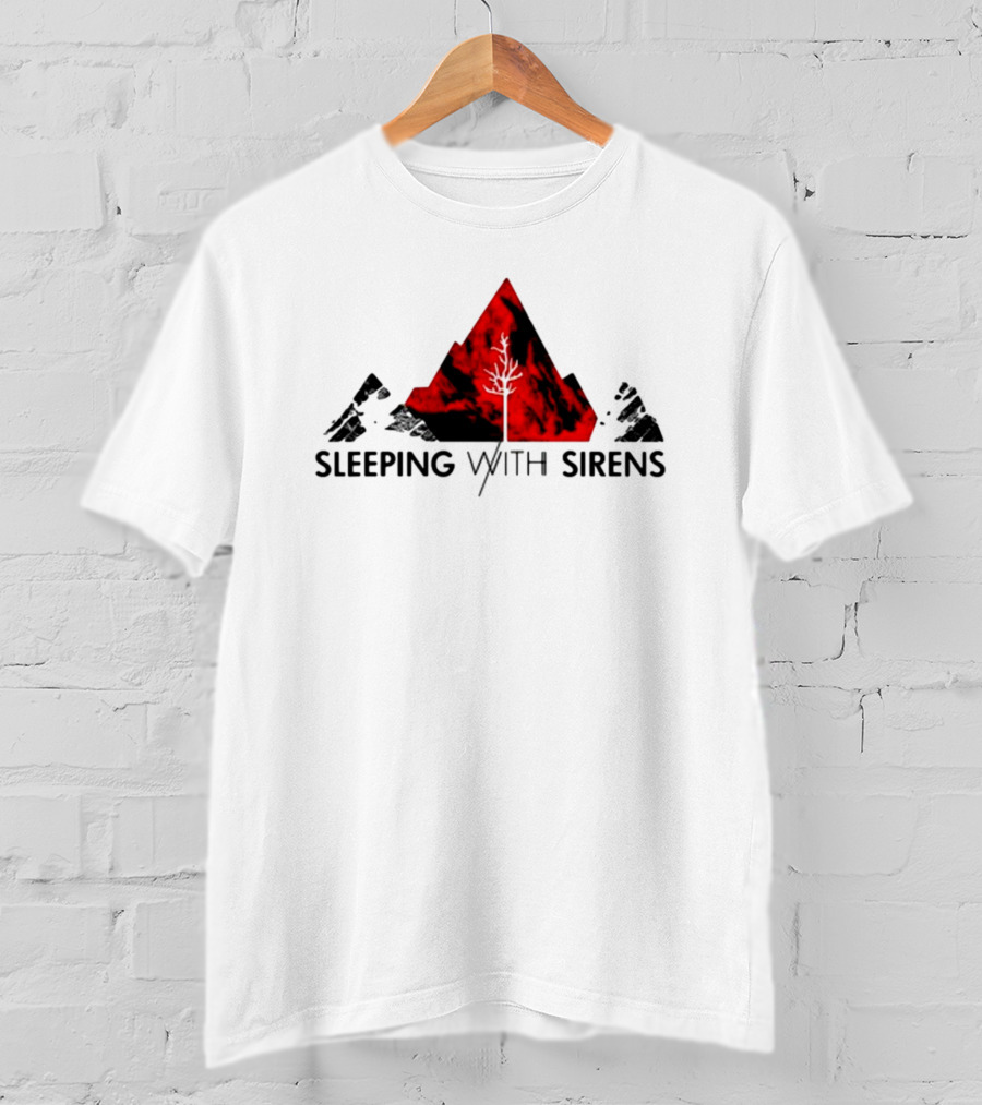 Sleeping With Sirens Red Mountain Tree T-Shirt