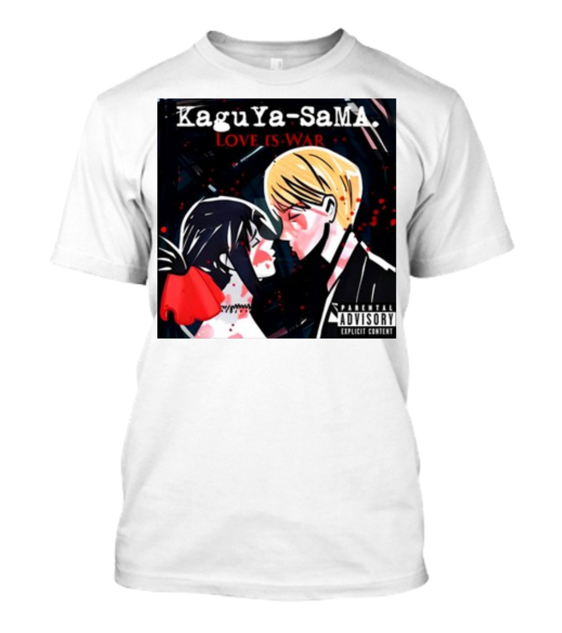 Kaguya-Sama Love Is War Explicit Content Parental Advisory T-Shirt