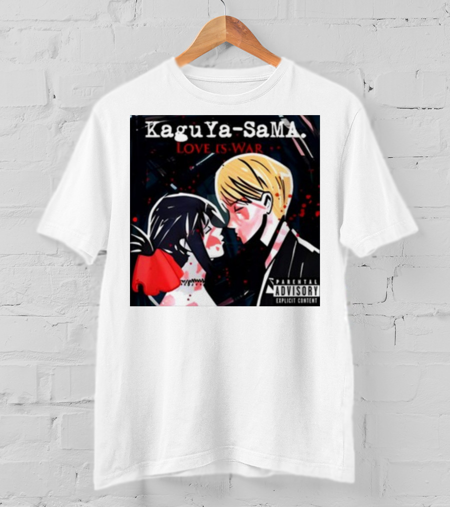 Kaguya-Sama Love Is War Explicit Content Parental Advisory T-Shirt
