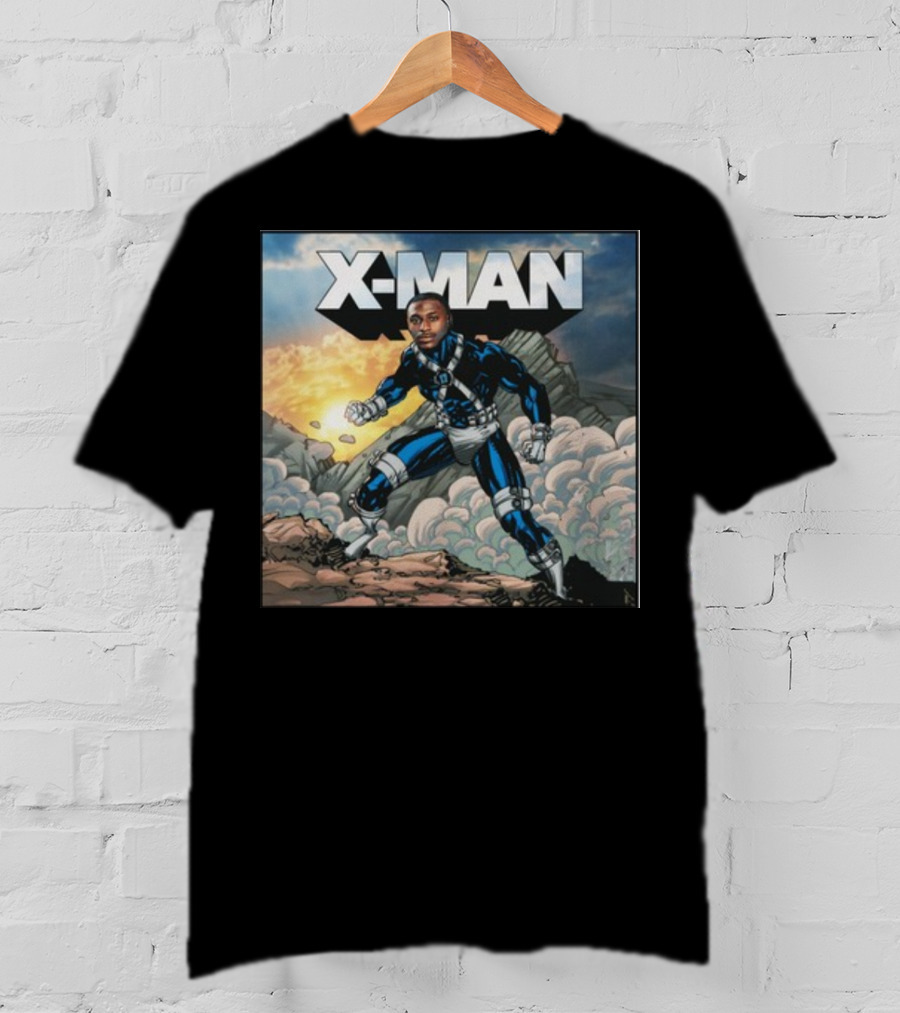 X-Man Carolina Panthers Xavier Legette Comic T-Shirt