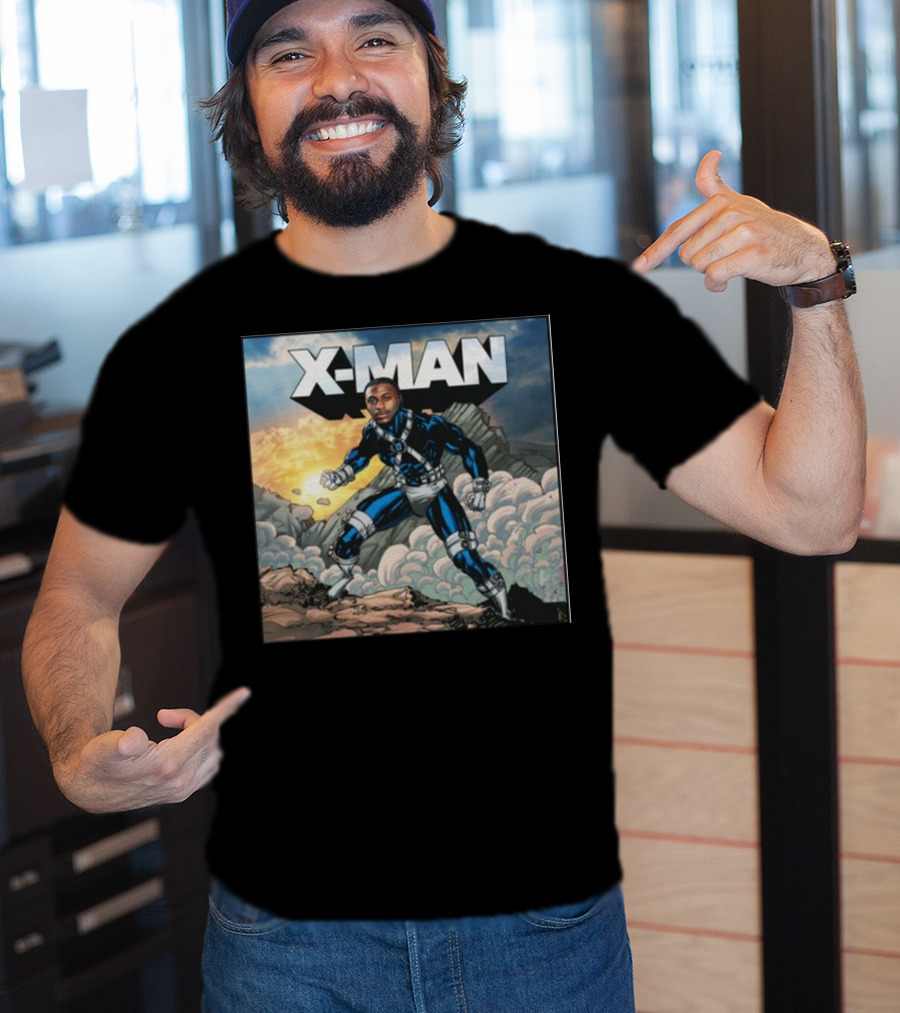 X-Man Carolina Panthers Xavier Legette Comic T-Shirt