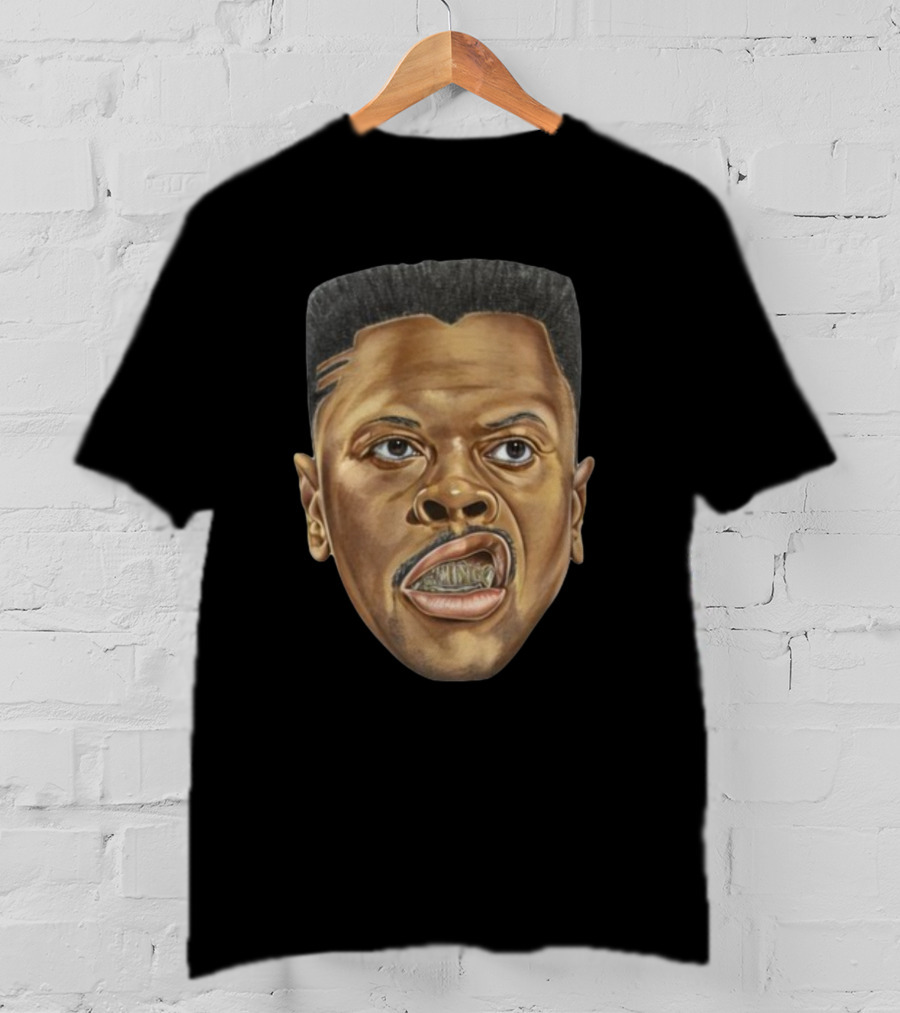Adam Ottavino Rocking Patrick Ewing Iconic Face T-Shirt