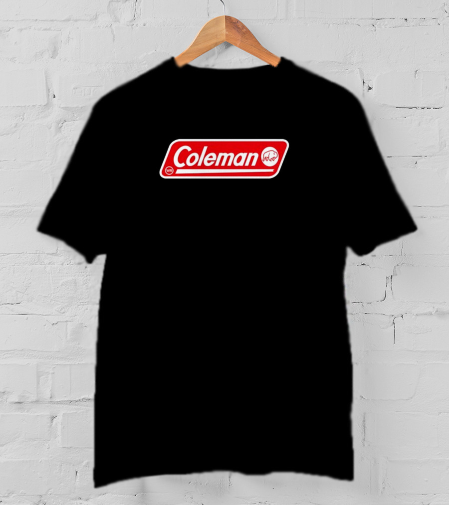 Coleman Buffalo Logo Red Emblem Classic T-Shirt