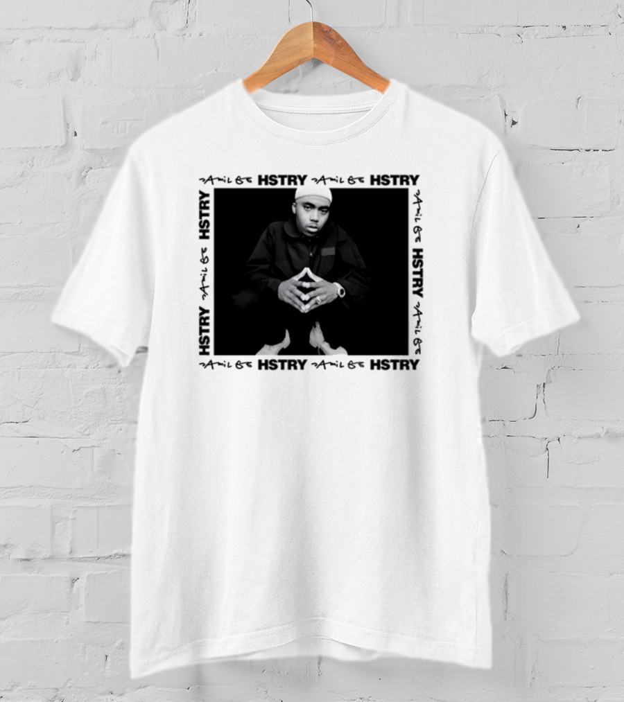 Hstry X Jamil Gs Hip Hop 50 Nas 90s Rap T-Shirt