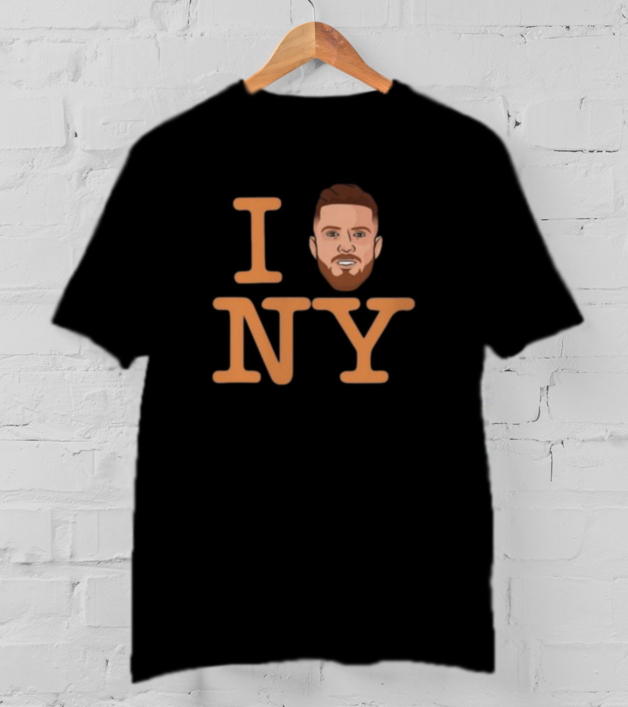 I Heart New York With Cartoon Face T-Shirt