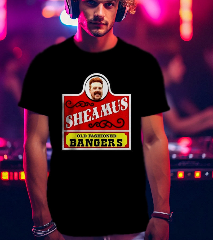 Sheamus Old Fashioned Bangers Retro Label T-Shirt