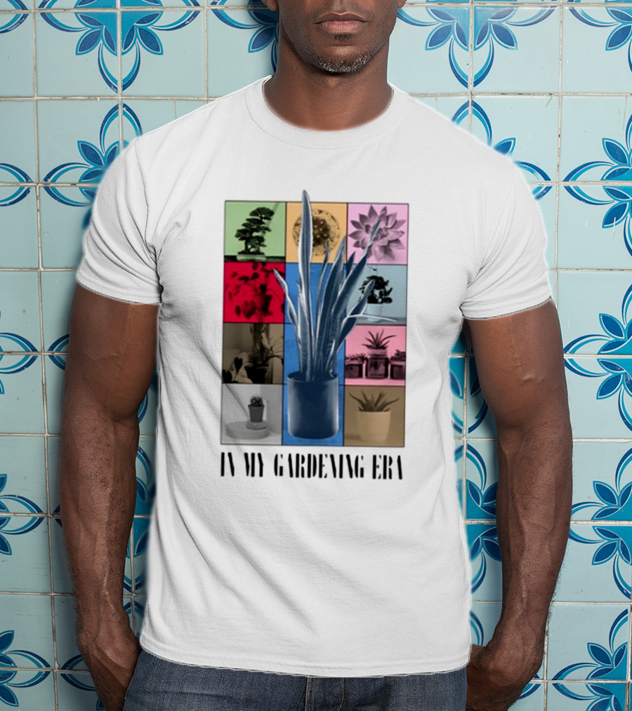 In My Gardening Era Vibrant Plant Montage T-Shirt