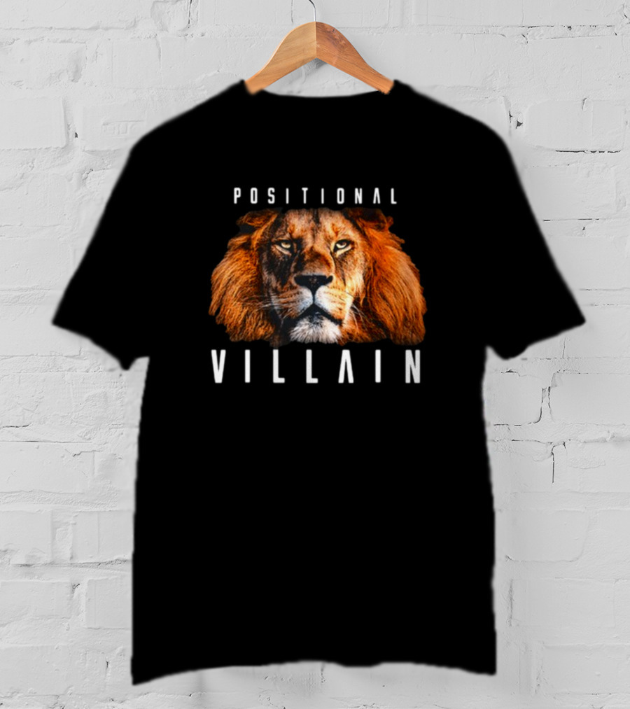 Positional Villain Lion Fierce Face T-Shirt