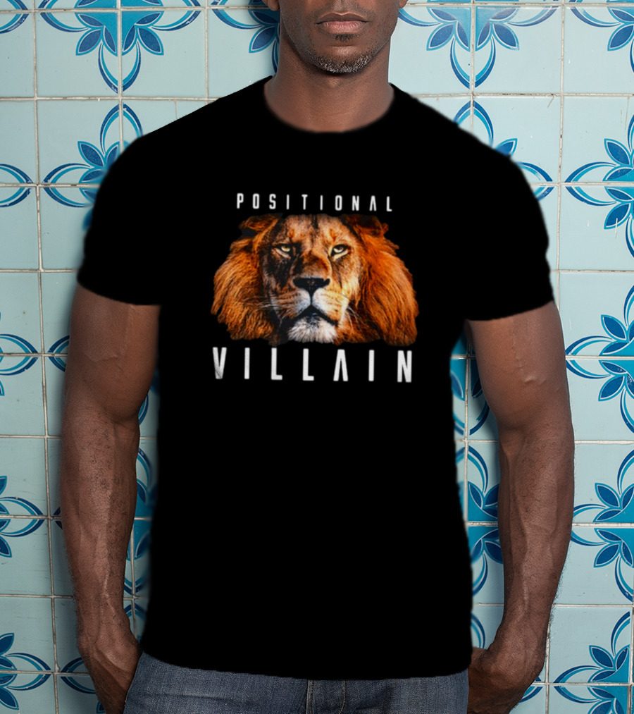 Positional Villain Lion Fierce Face T-Shirt