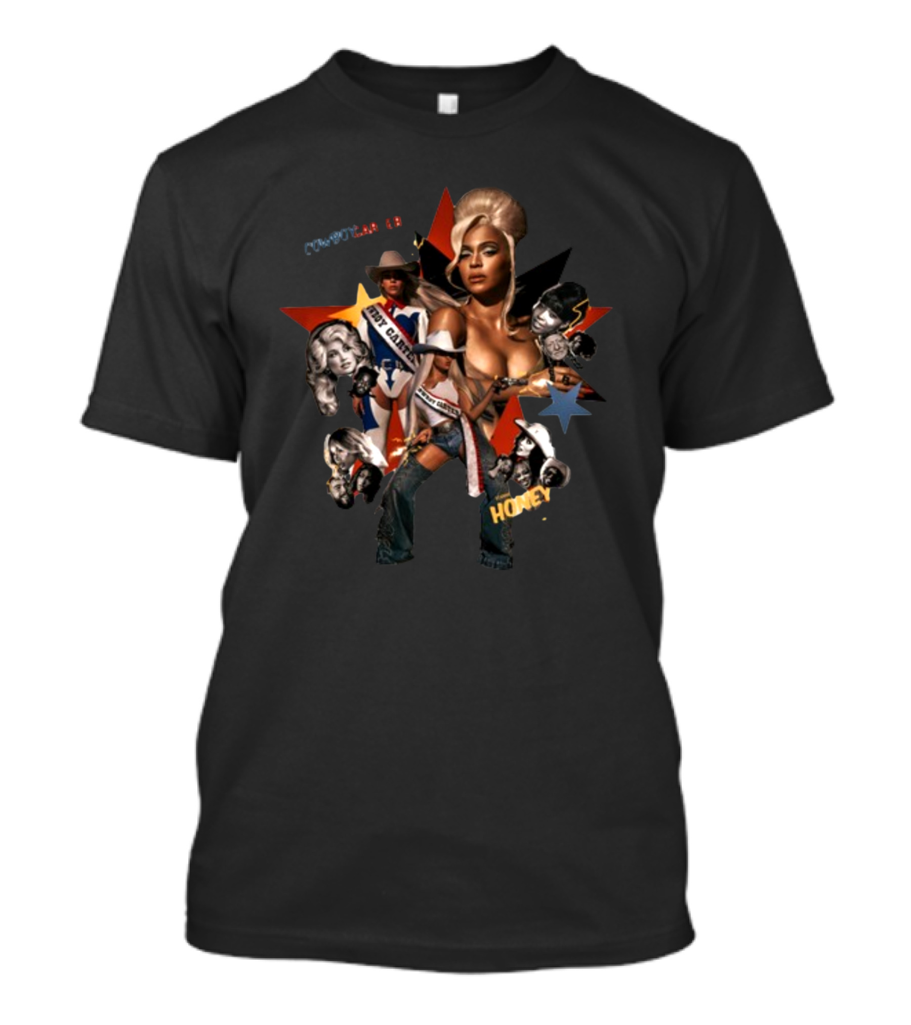 Aiden Prince Cowboy Carter Beyonce Honey Act II T-Shirt