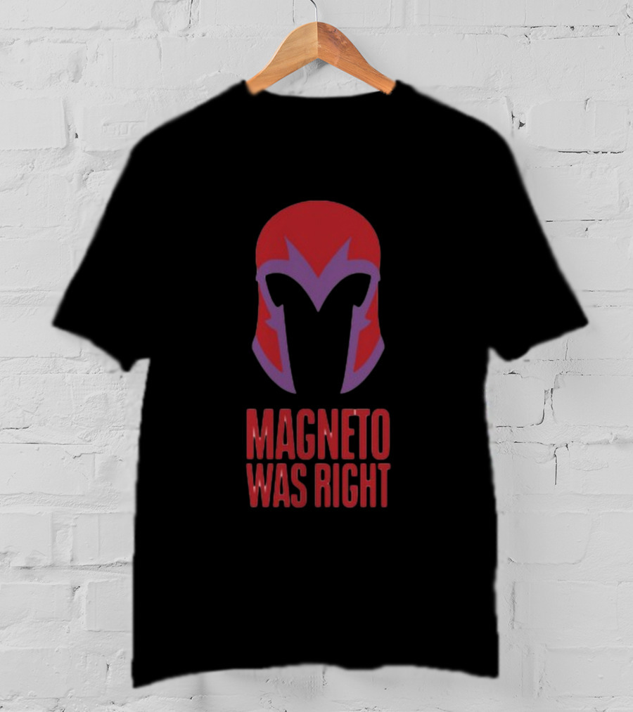Magneto Was Right Beau Demayo Helmet T-Shirt