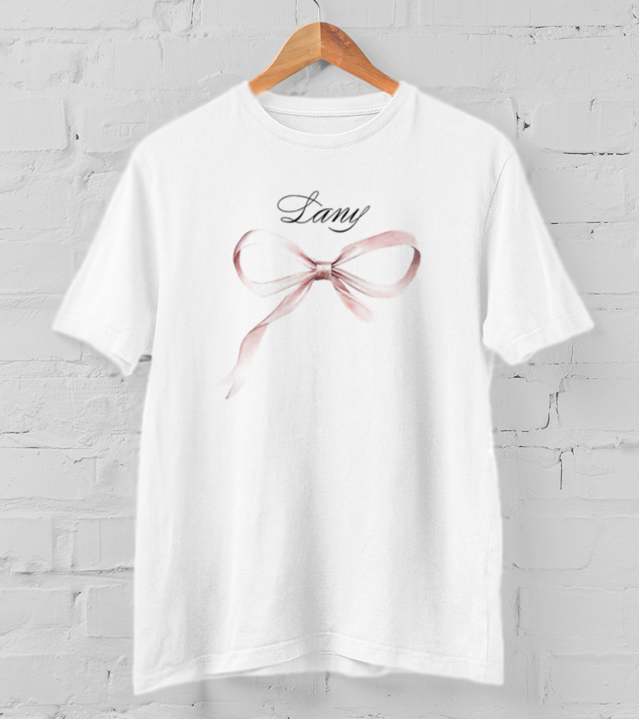 Lany Pink Ribbon Bow T-Shirt