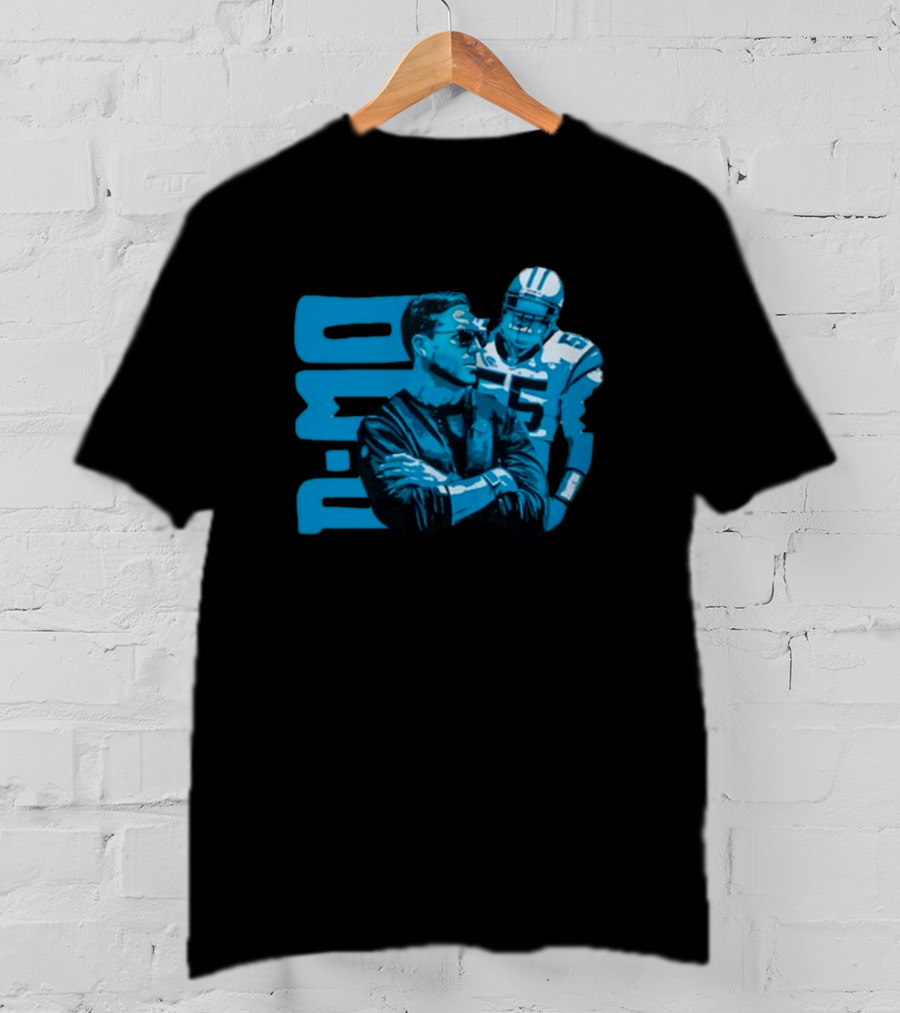 D-Mo Dan Morgan 55 Carolina Panthers Dave Canales Football Duo T-Shirt