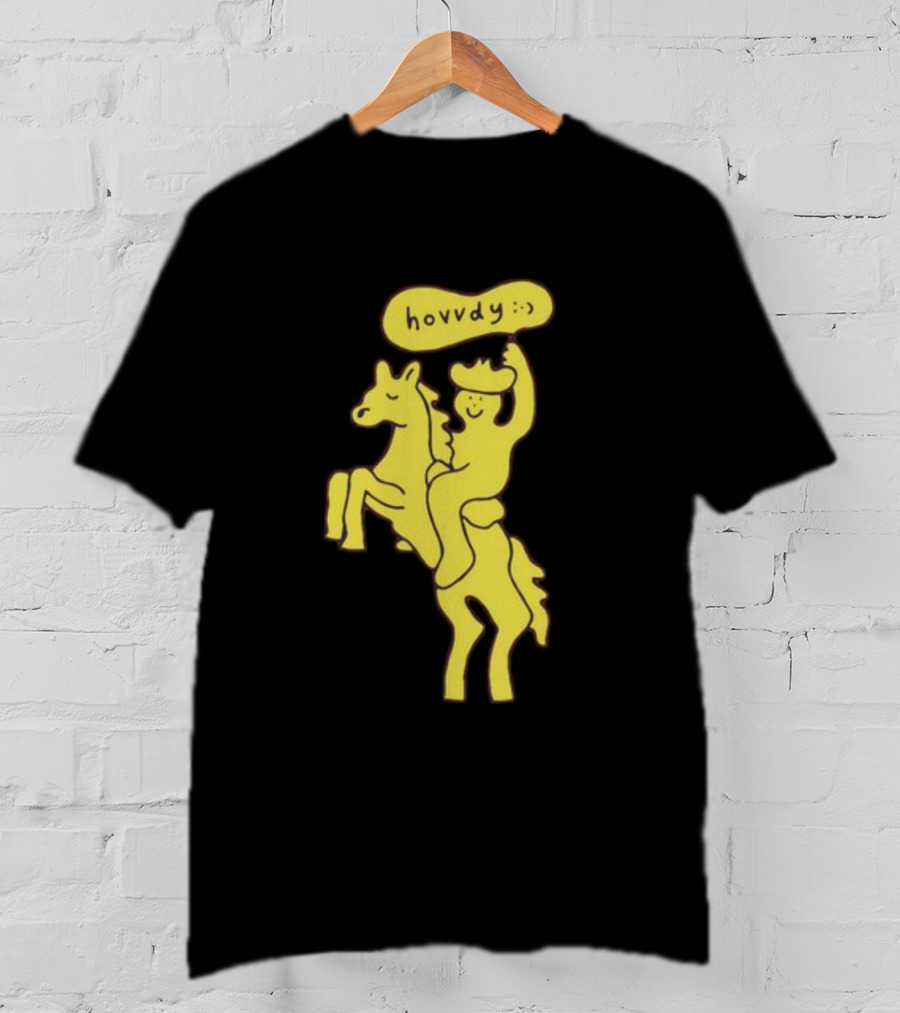 Hovvdy Jcrumb Cowboy On Horseback T-Shirt