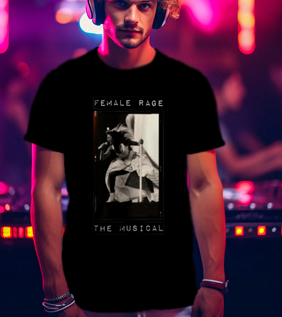 Roseblushstudio Female Rage The Musical Performance Iconic T-Shirt