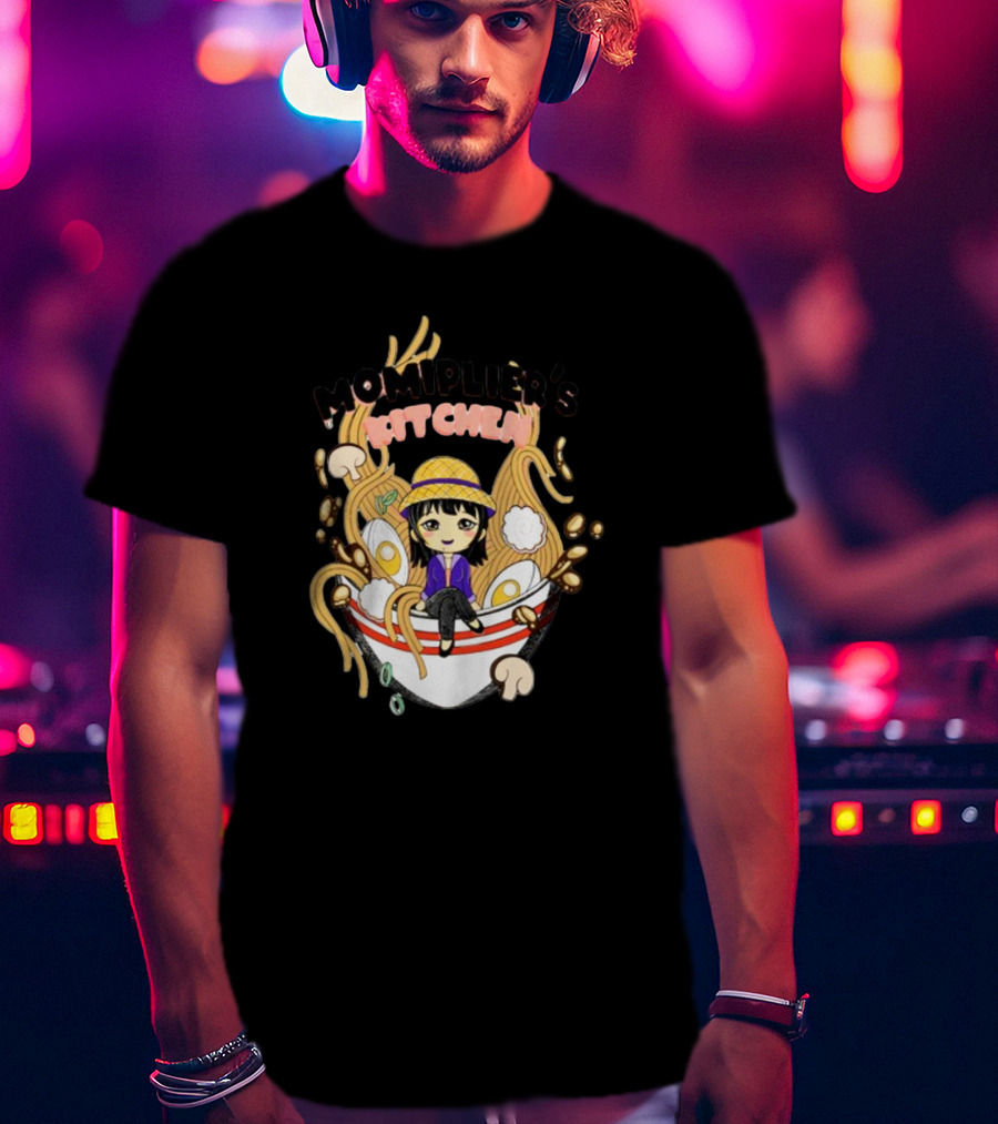 Momiplier's Kitchen Cute Anime Ramen Bowl T-Shirt