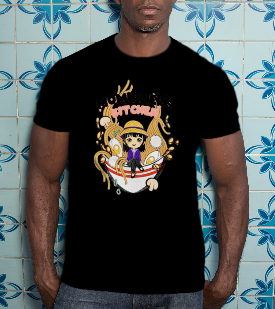 Momiplier's Kitchen Cute Anime Ramen Bowl T-Shirt