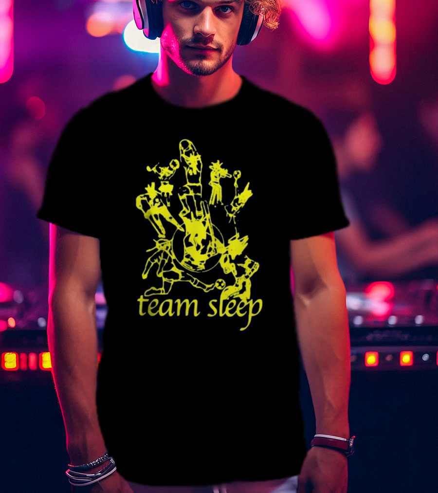 Team Sleep Pee-Chee Sports Figures T-Shirt
