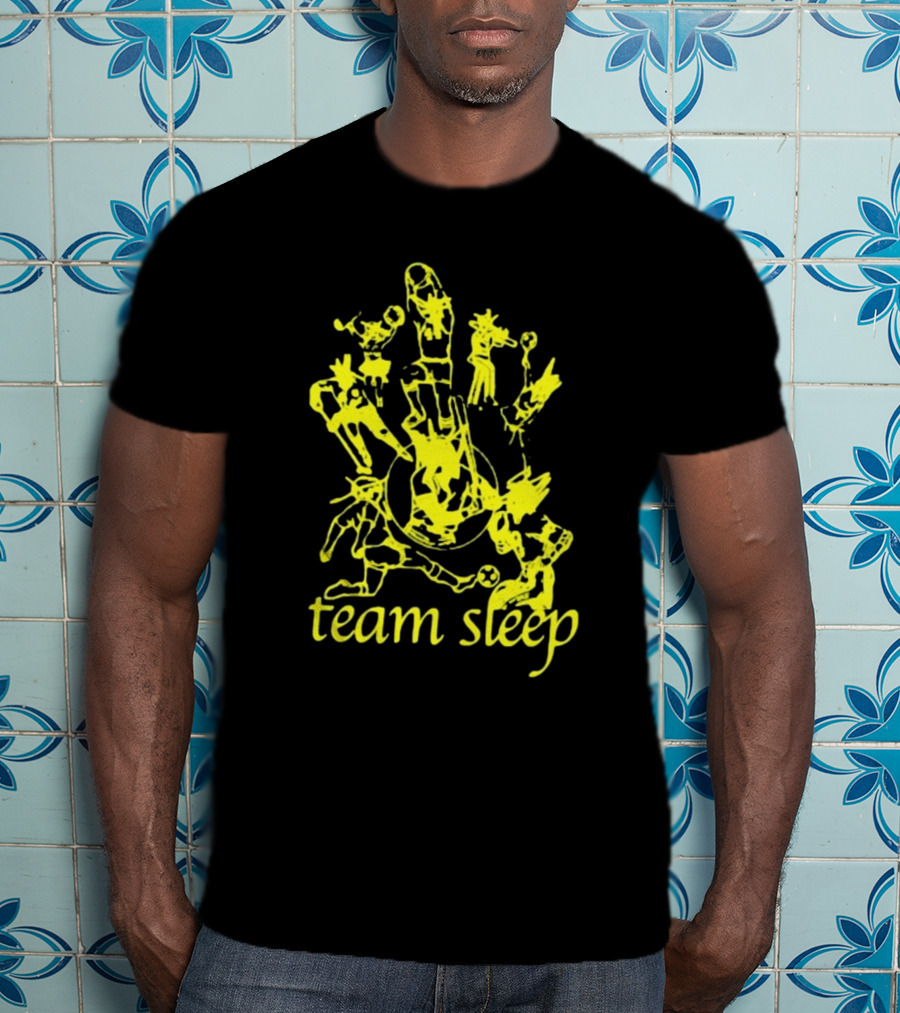 Team Sleep Pee-Chee Sports Figures T-Shirt