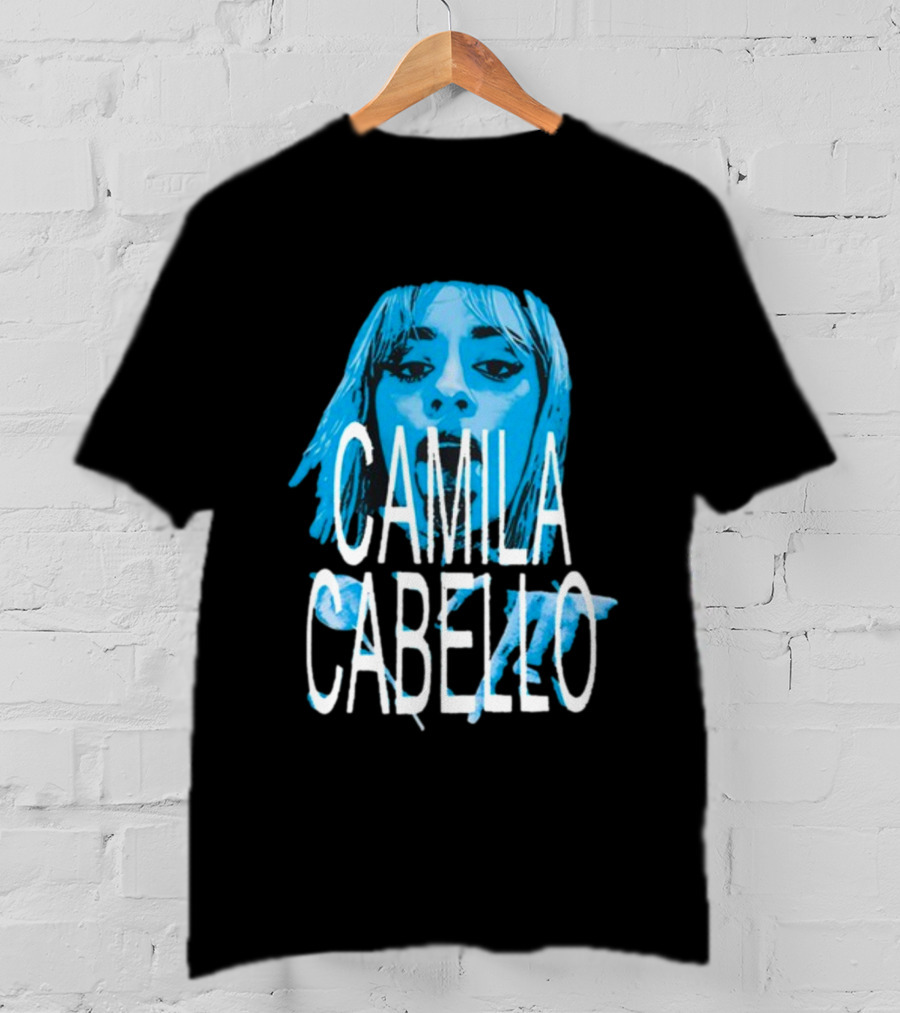 Camila Cabello Blue Portrait Portal Brazil C T-Shirt