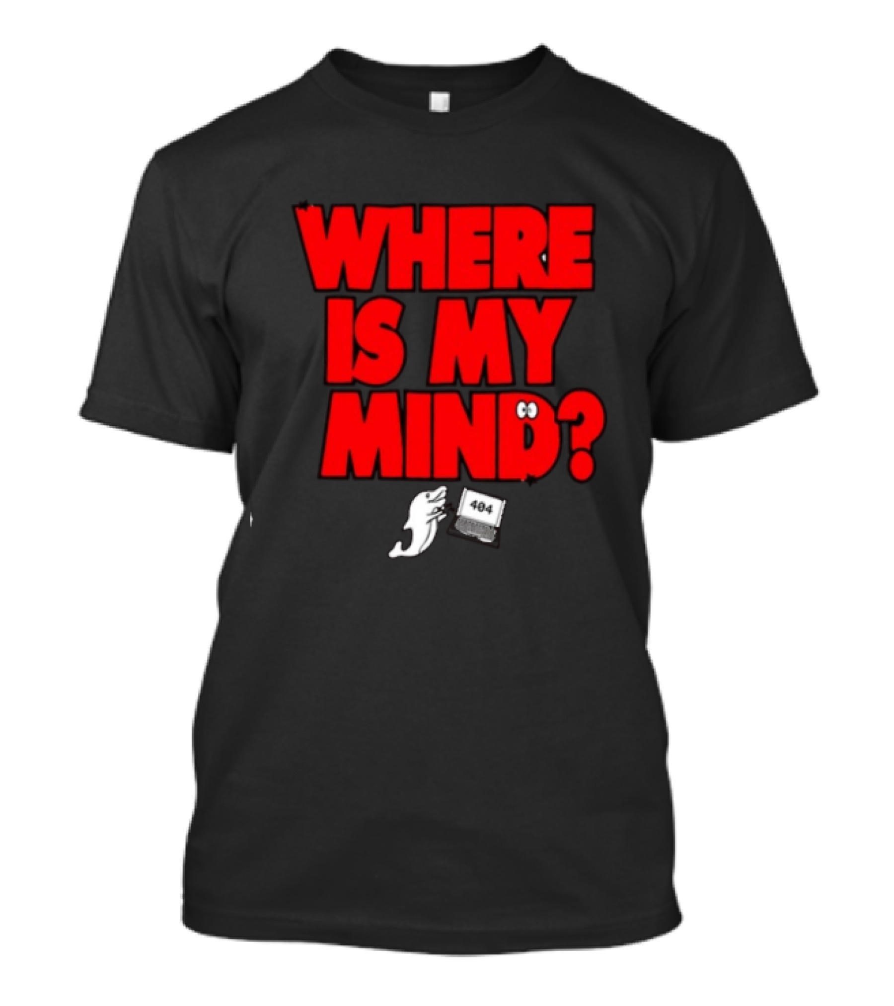 Where Is My Mind 404 Not Found Ghost Laptop T-Shirt
