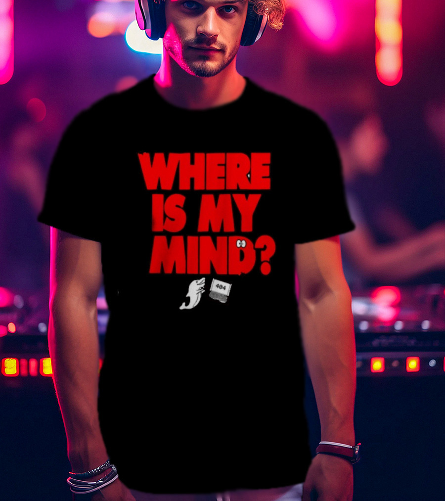 Where Is My Mind 404 Not Found Ghost Laptop T-Shirt