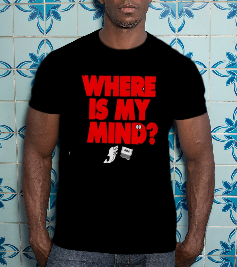 Where Is My Mind 404 Not Found Ghost Laptop T-Shirt