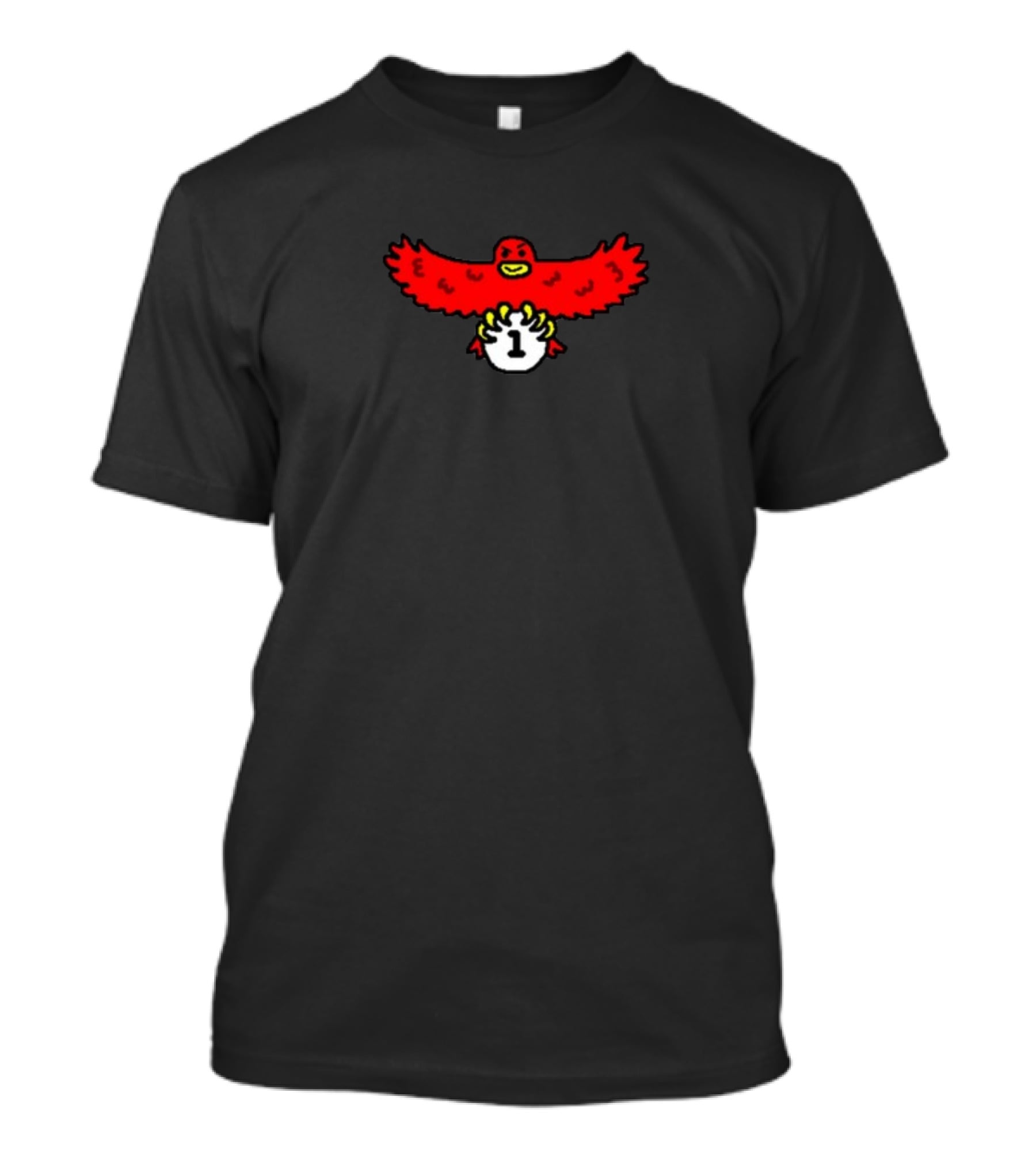 Atlhawks Snatched The #1 Pick Bold Red Bird With Number One T-Shirt