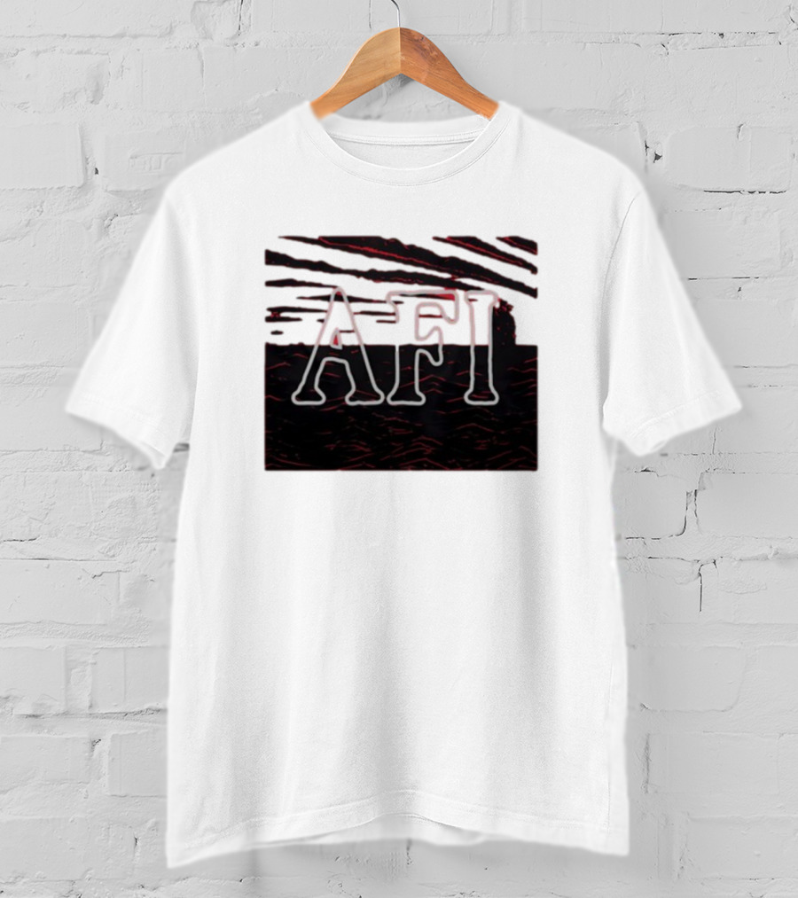 Afireinside AFI Black Sails Striped T-Shirt