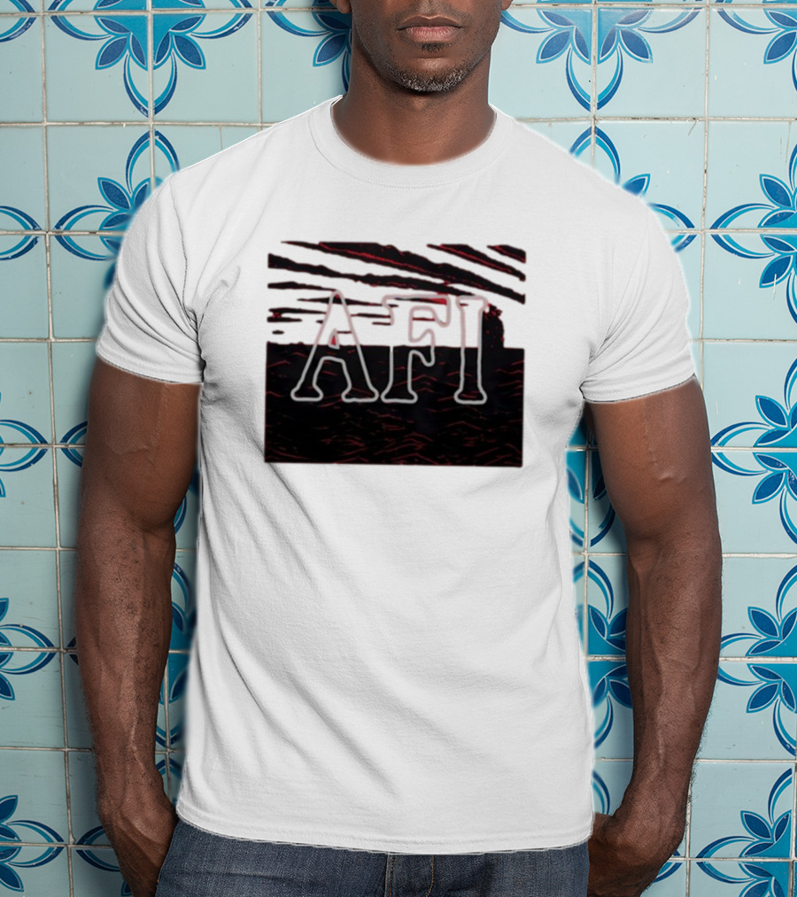 Afireinside AFI Black Sails Striped T-Shirt