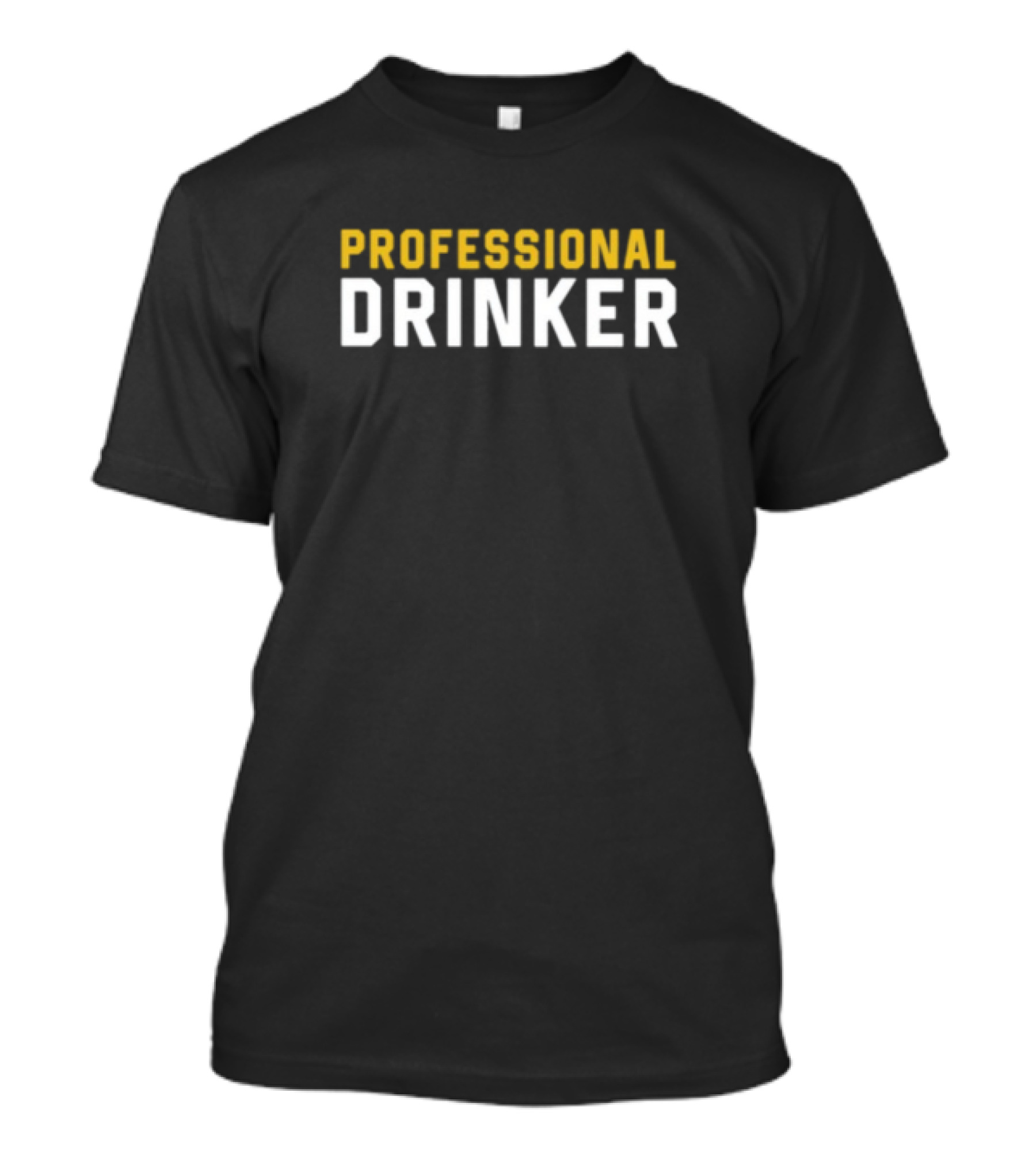 Shithead Steve Professional Drinker Black White T-Shirt