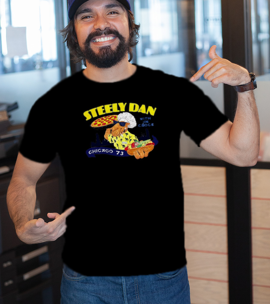 Steely Dan With Jim Croce Pizza Chef Chicago 73 T-Shirt