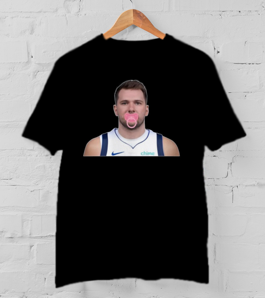Luka Doncic Pacifier Chime Basketball T-Shirt