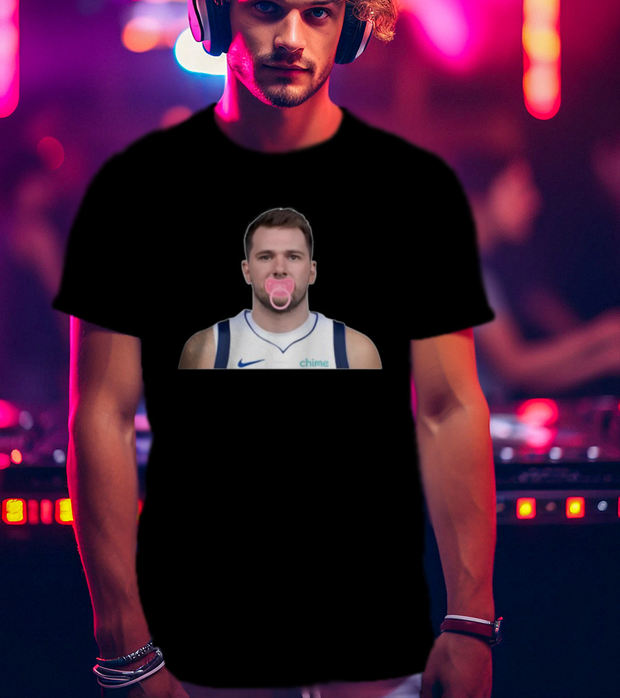 Luka Doncic Pacifier Chime Basketball T-Shirt