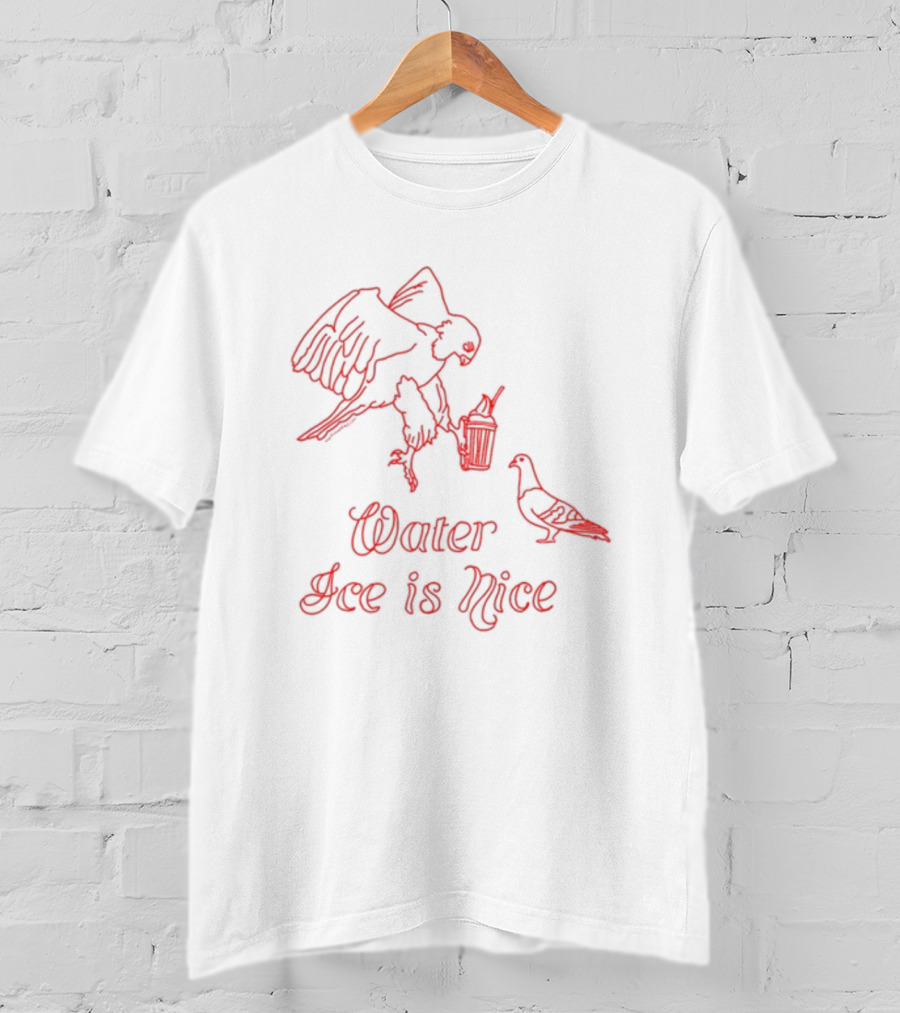 Water Ice Is Nice Hog Island Press Bird T-Shirt