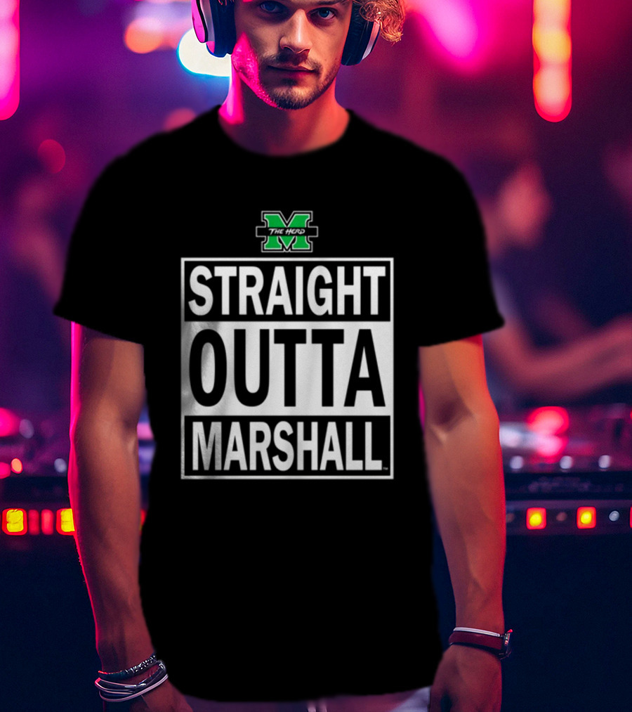 Marshall University Thundering Herd Straight Outta Marshall T-Shirt