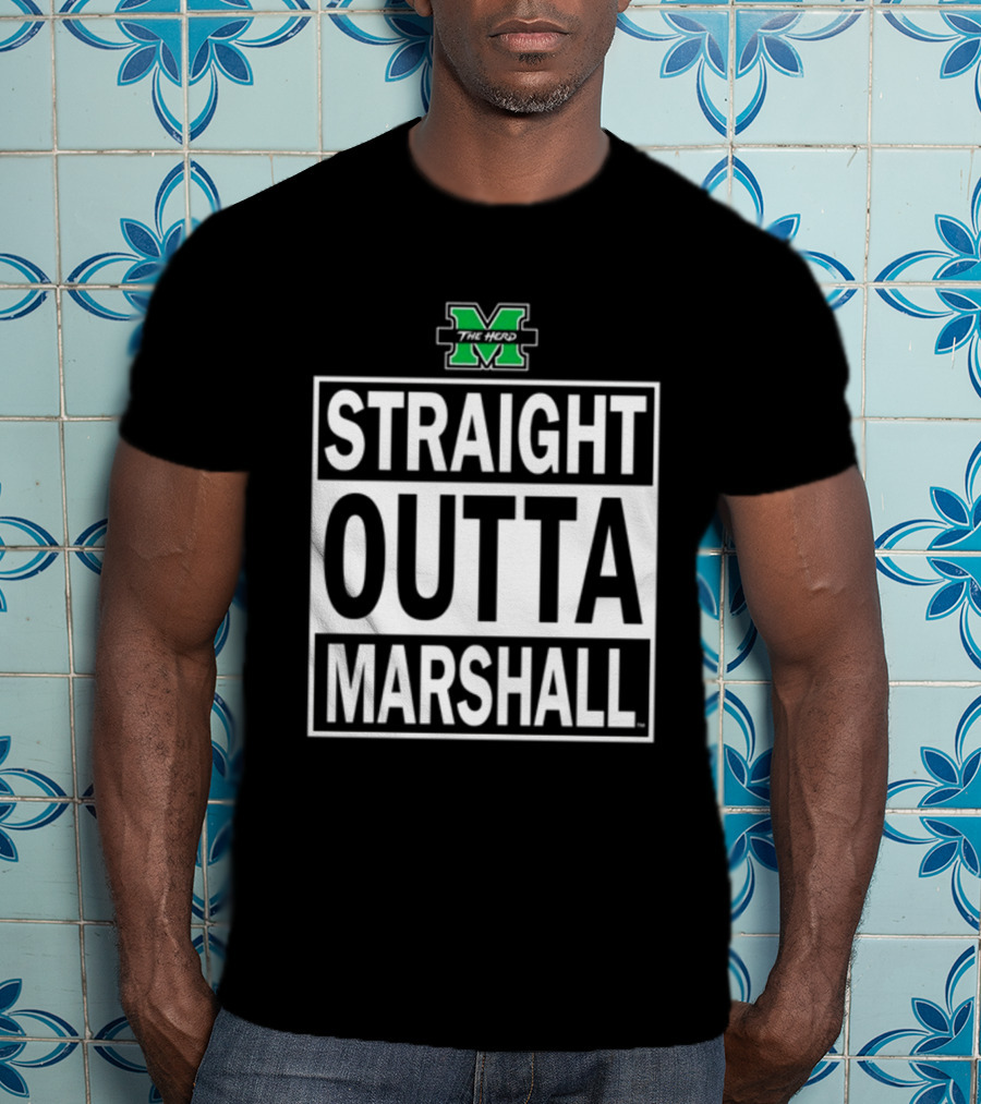Marshall University Thundering Herd Straight Outta Marshall T-Shirt