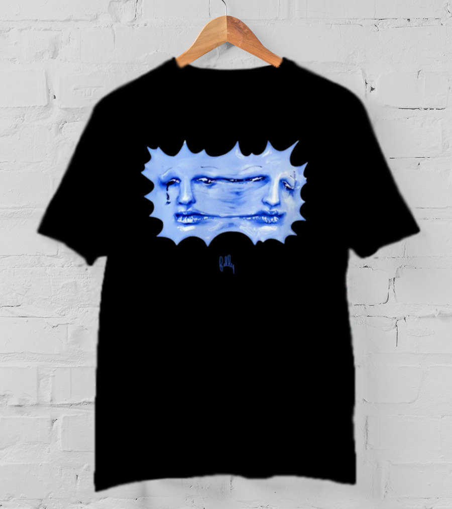 Felly Sun Liquid Blue Faces T-Shirt