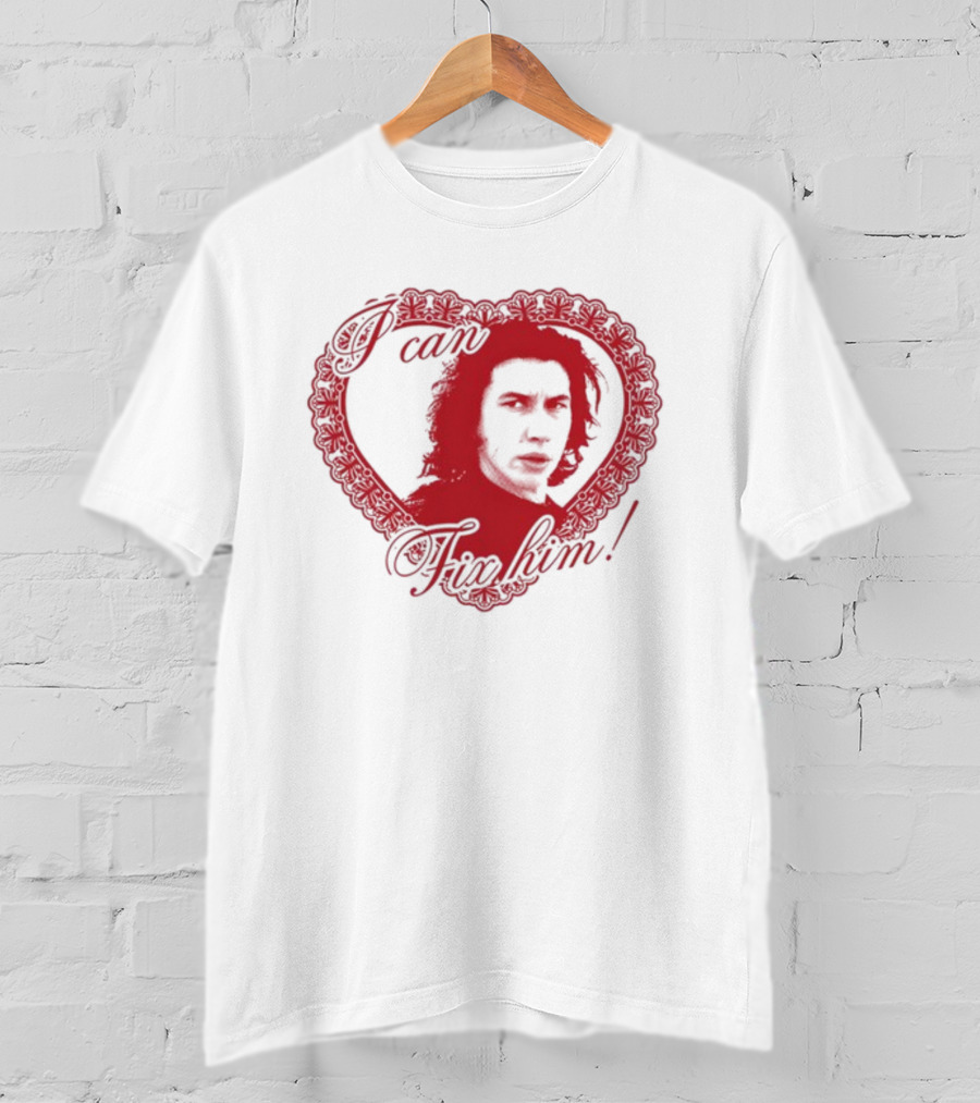 Tresshirts Camisa I Can Fix Him Kylo Ren Heart Frame T-Shirt
